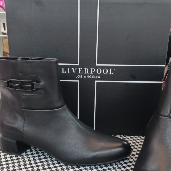 Liverpool Shoes - Liverpool Patton Black Leather NIB
